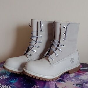 US6 Light Blue Timberland Boots